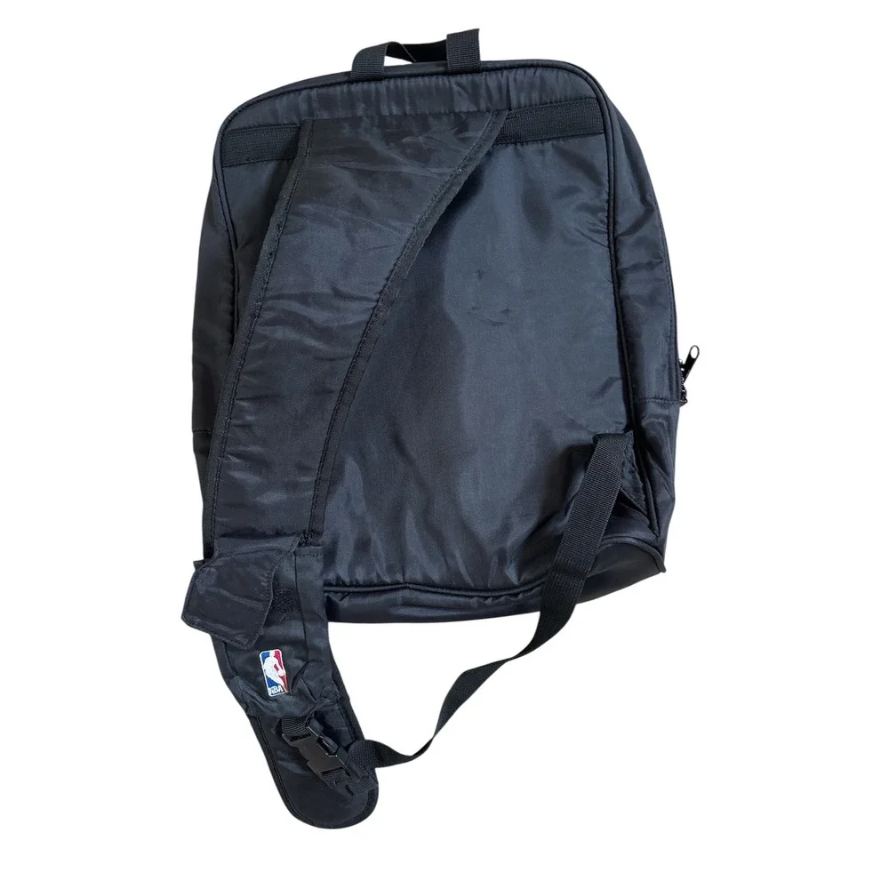 Vintage NBA All Star 2001 Washington DC Black Nylon Sling Backpack Bag B146